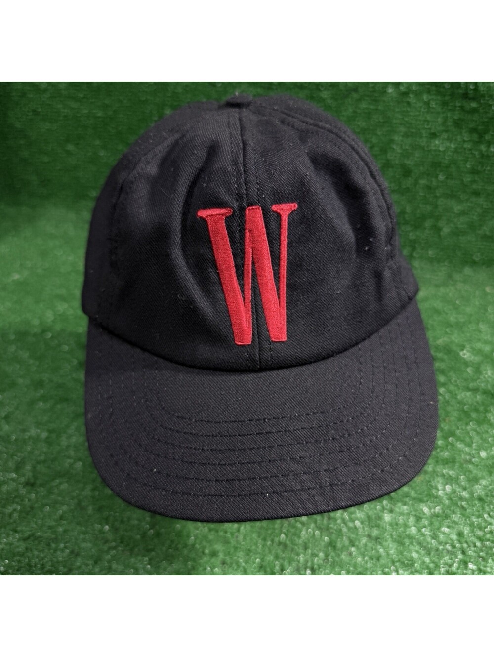 Vintage Winston Cigarettes Snapback Hat/Cap Made In Usa Black Rare